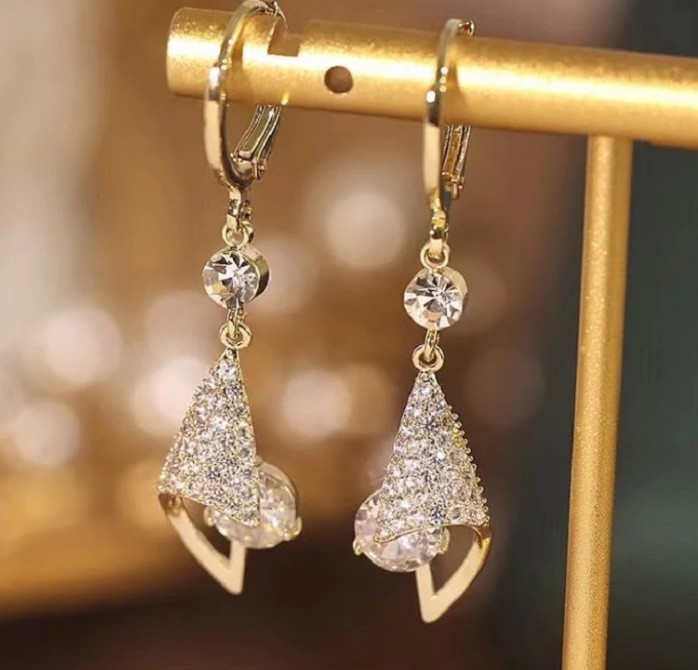 Preciosos Pendientes Brillantes